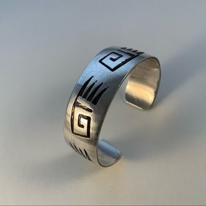 Hopi sterling silver bracelet.
